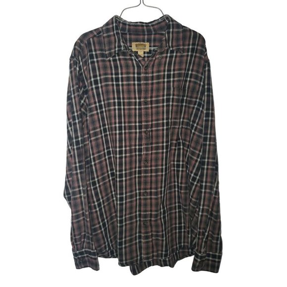 The Foundry Supply Co. Other - The Foundry Supply Plaid Fannel Long-sleeved Shirt Size LT